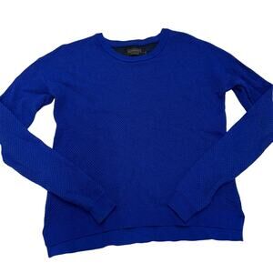 ElevenParis Sweater Womens Small Blue Knit Crew Neck
